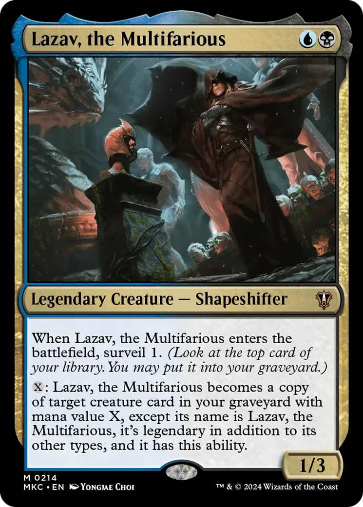 Lazav, l'Hétérogène — Murders at Karlov Manor Commander — Magic: The Gathering