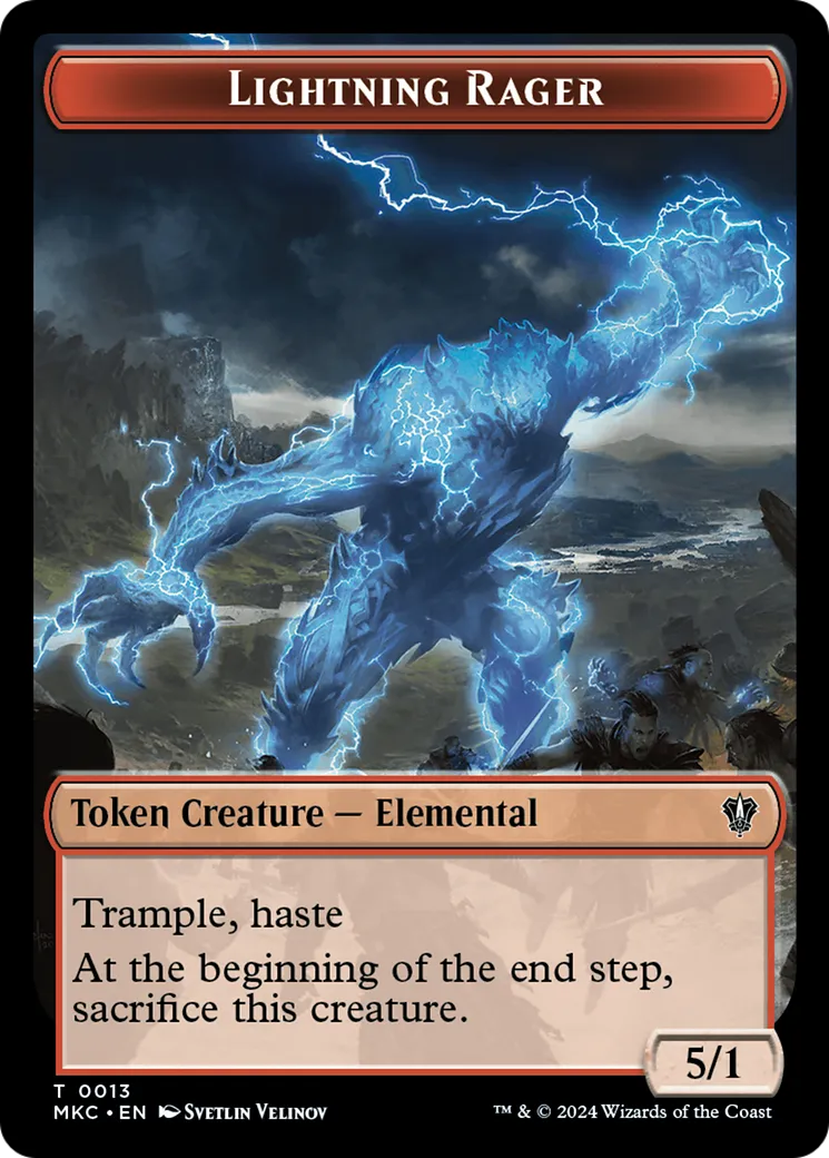 Lightning Rager — Murders at Karlov Manor Commander — Magic: The Gathering