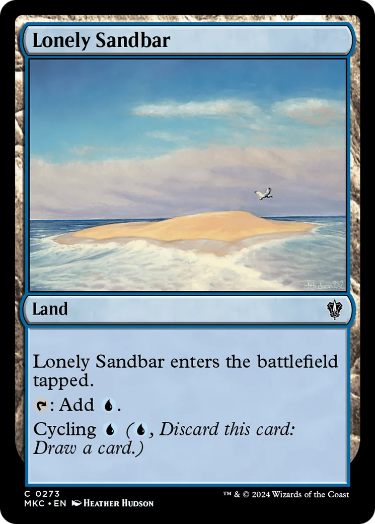 Lonely Sandbar — Murders at Karlov Manor Commander — Magic: The Gathering