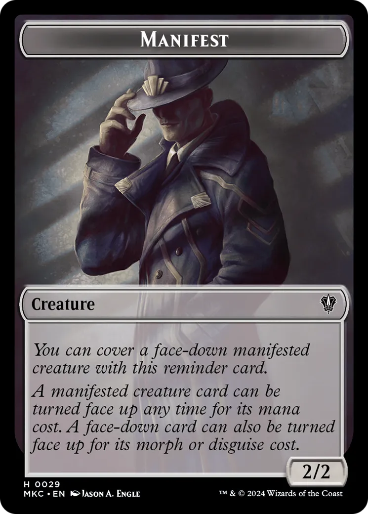 Manifest — Murders at Karlov Manor Commander — Magic: The Gathering