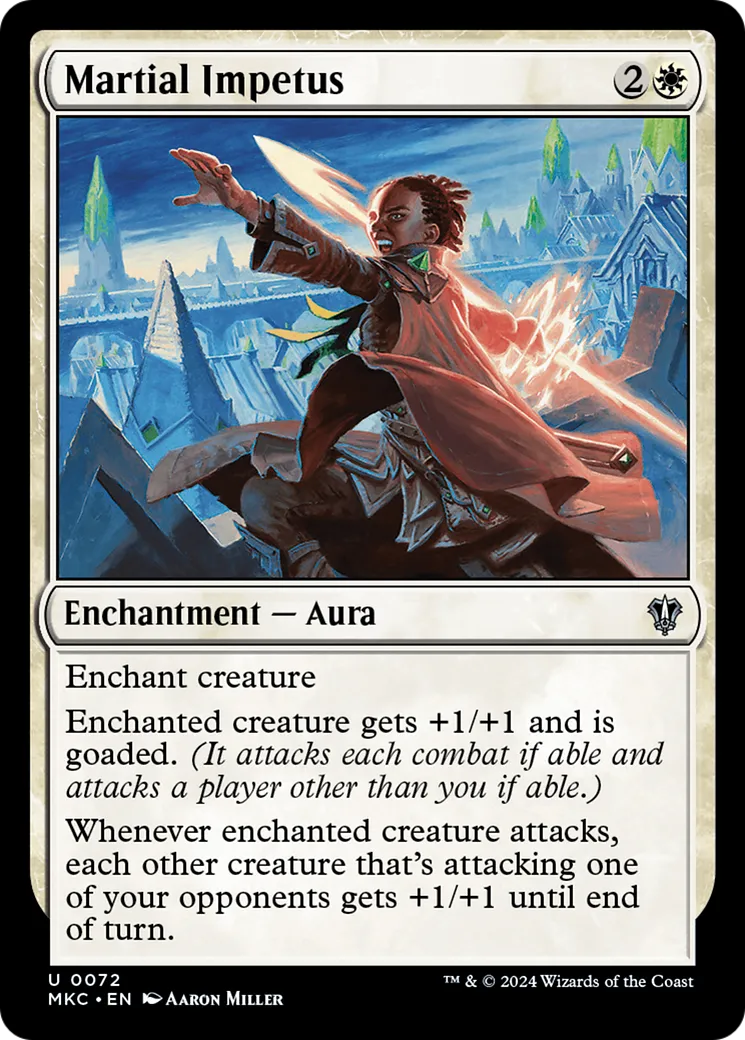 Martial Impetus — Murders at Karlov Manor Commander — Magic: The Gathering