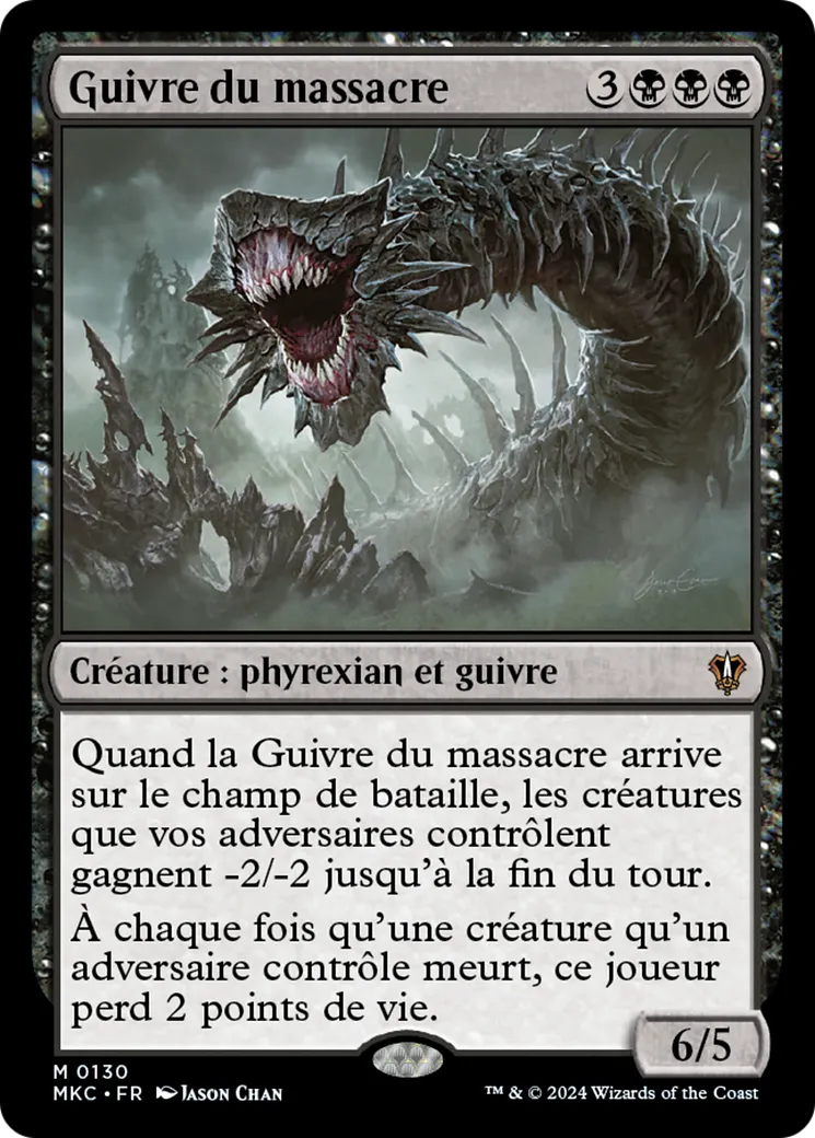 Guivre du massacre — Murders at Karlov Manor Commander — Magic: The Gathering
