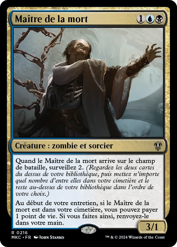 Maître de la mort — Murders at Karlov Manor Commander — Magic: The Gathering