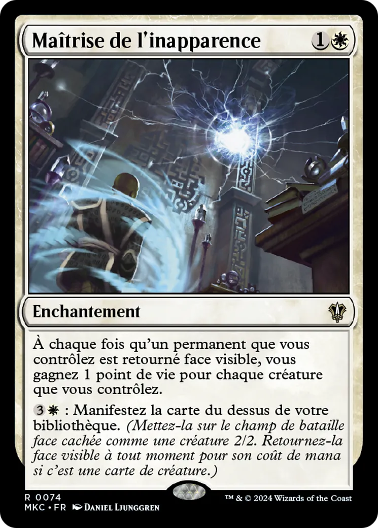 Maîtrise de l'inapparence — Murders at Karlov Manor Commander — Magic: The Gathering