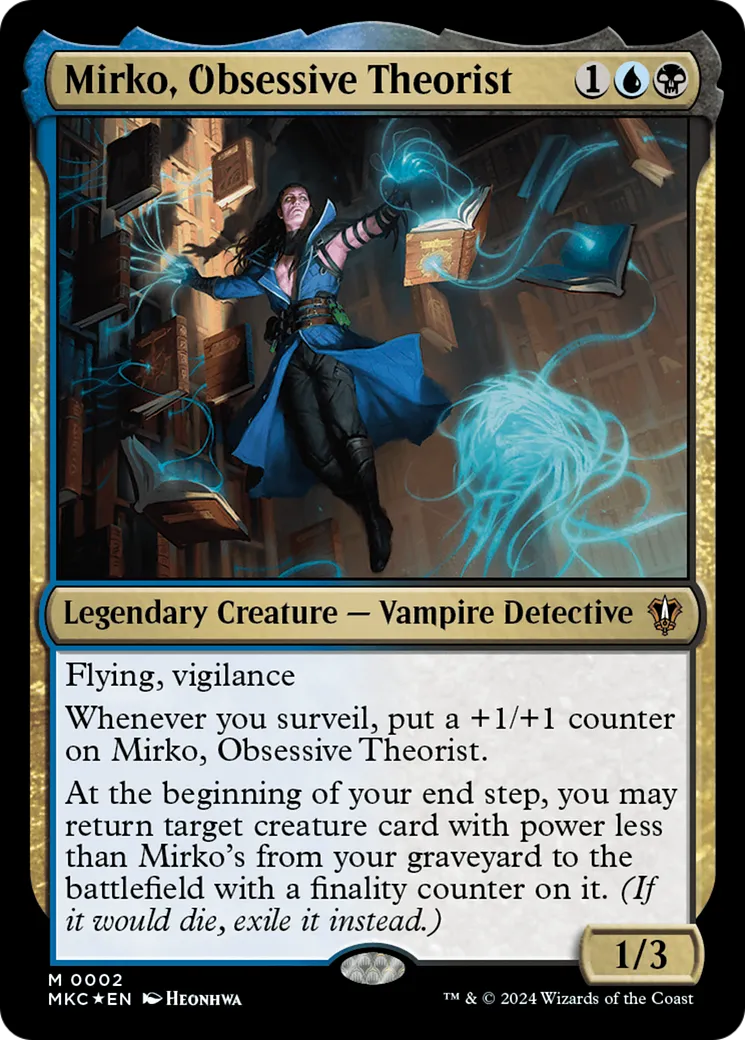 Mirko, Obsessive Theorist — Murders at Karlov Manor Commander — Magic: The Gathering