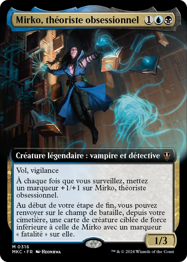 Mirko, théoriste obsessionnel — Murders at Karlov Manor Commander — Magic: The Gathering