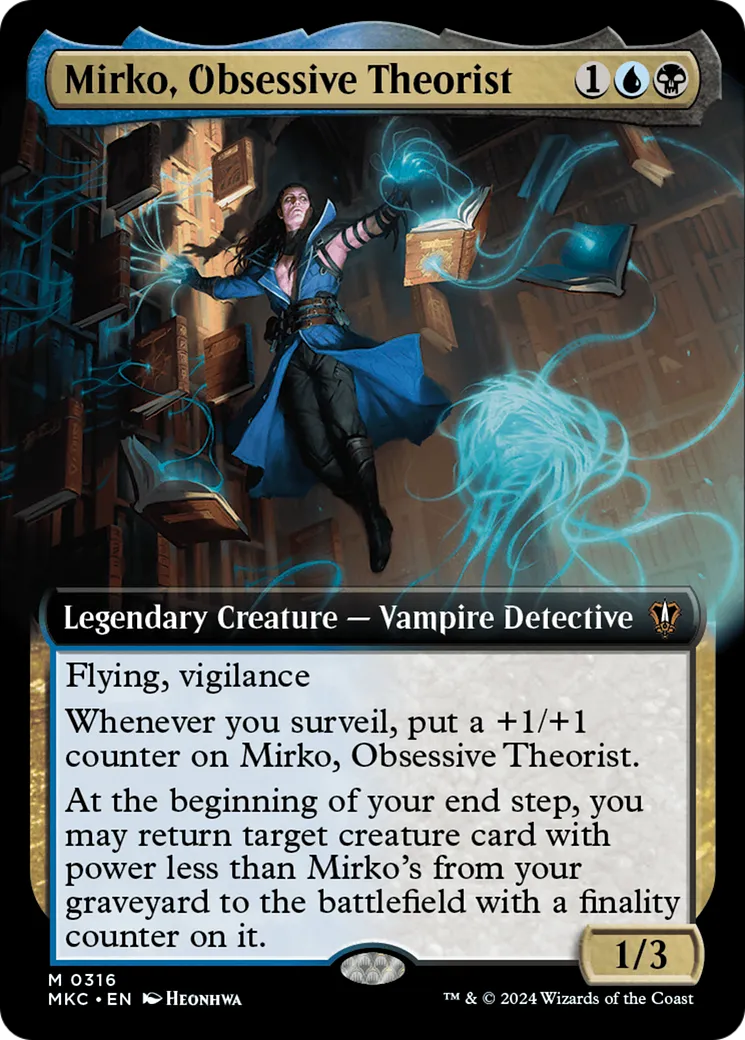 Mirko, Obsessive Theorist — Murders at Karlov Manor Commander — Magic: The Gathering