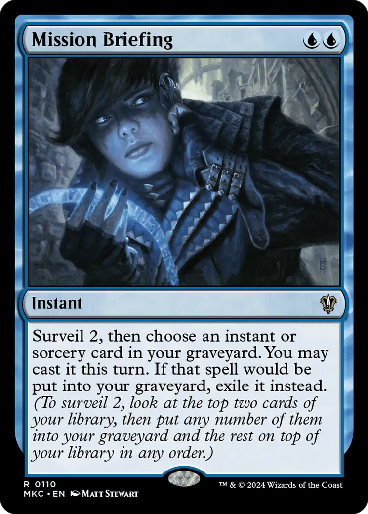 Mission Briefing — Murders at Karlov Manor Commander — Magic: The Gathering