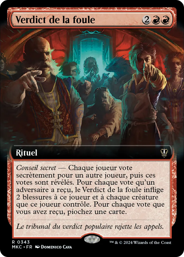 Verdict de la foule — Murders at Karlov Manor Commander — Magic: The Gathering