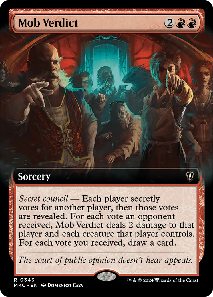 Mob Verdict — Murders at Karlov Manor Commander — Magic: The Gathering