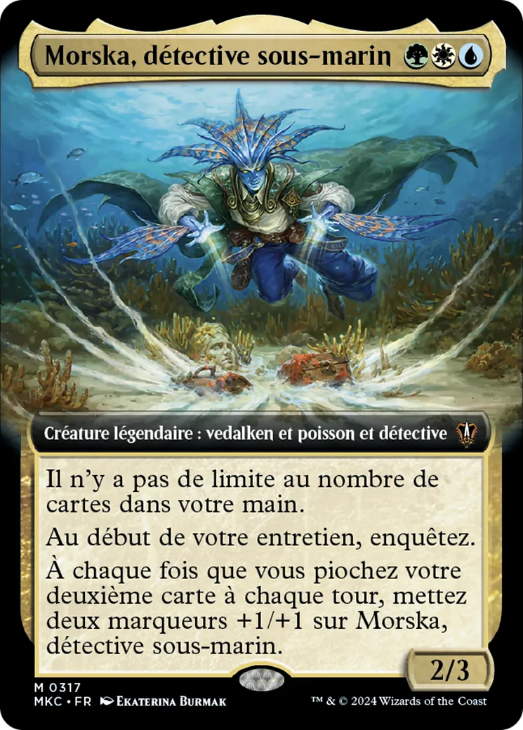 Morska, détective sous-marin — Murders at Karlov Manor Commander — Magic: The Gathering