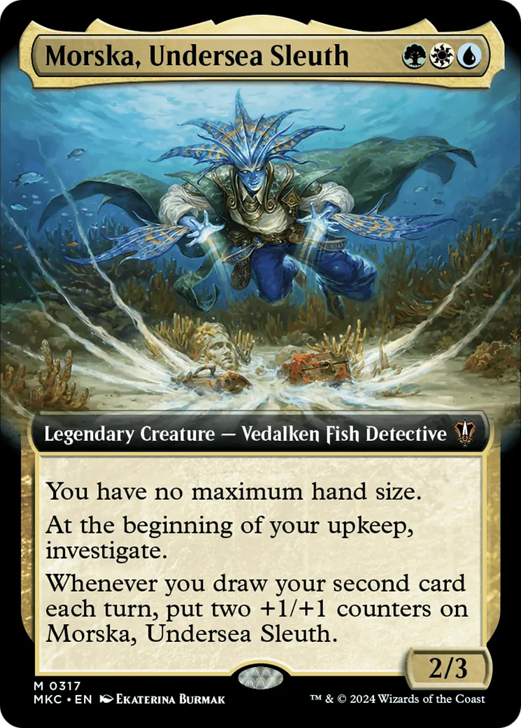 Morska, Undersea Sleuth — Murders at Karlov Manor Commander — Magic: The Gathering
