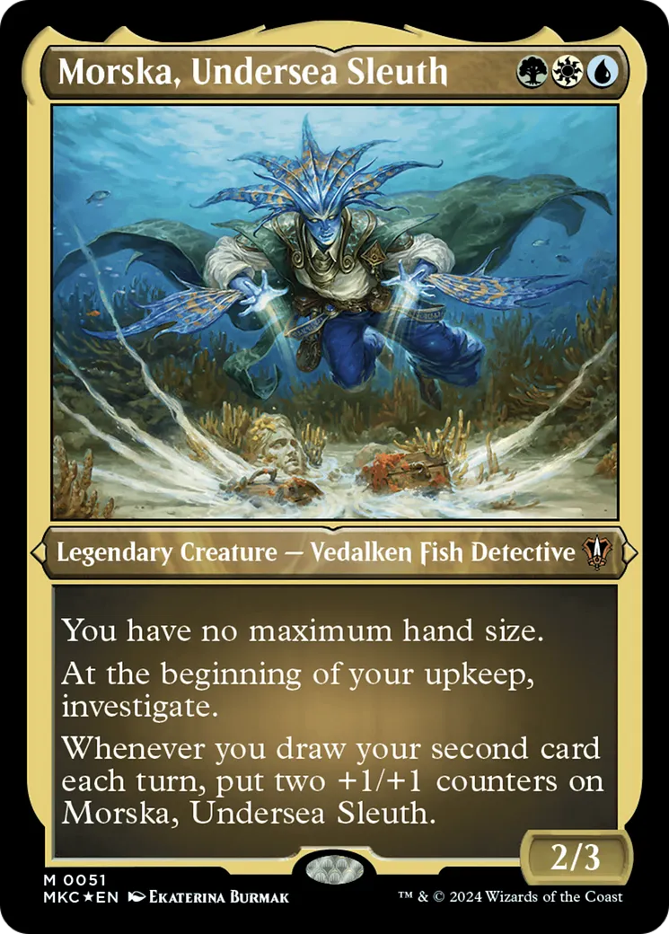 Morska, détective sous-marin — Murders at Karlov Manor Commander — Magic: The Gathering
