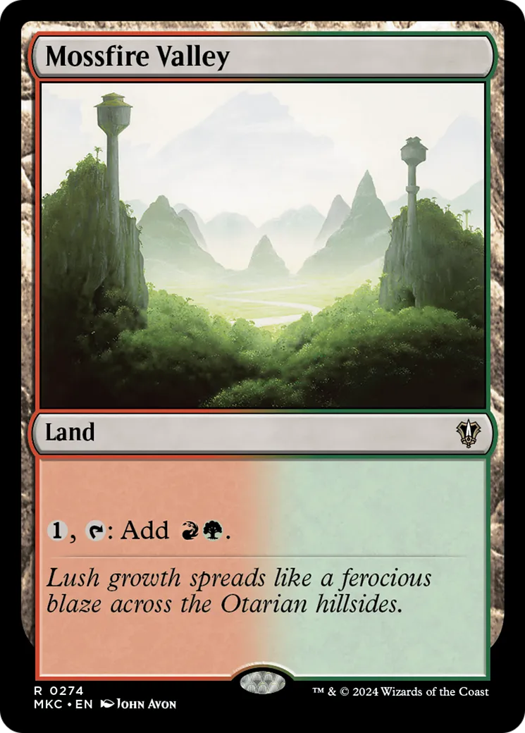 Mossfire Valley — Murders at Karlov Manor Commander — Magic: The Gathering