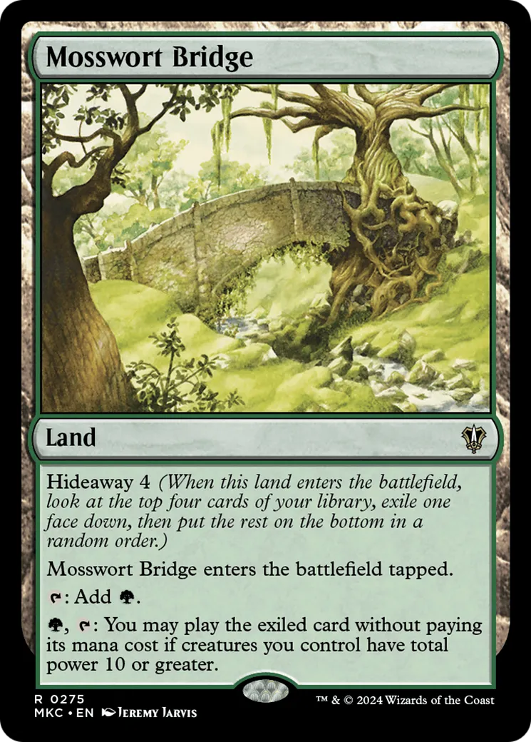 Mosswort Bridge — Murders at Karlov Manor Commander — Magic: The Gathering