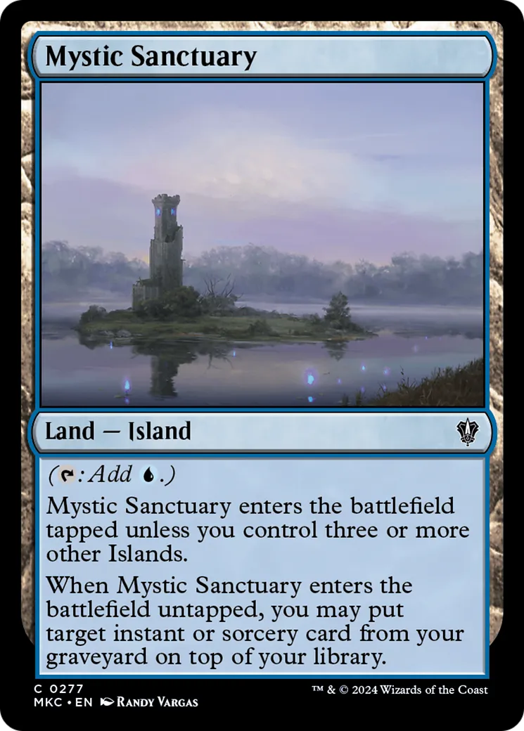 Mystic Sanctuary — Murders at Karlov Manor Commander — Magic: The Gathering
