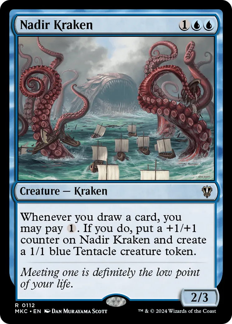 Nadir Kraken — Murders at Karlov Manor Commander — Magic: The Gathering