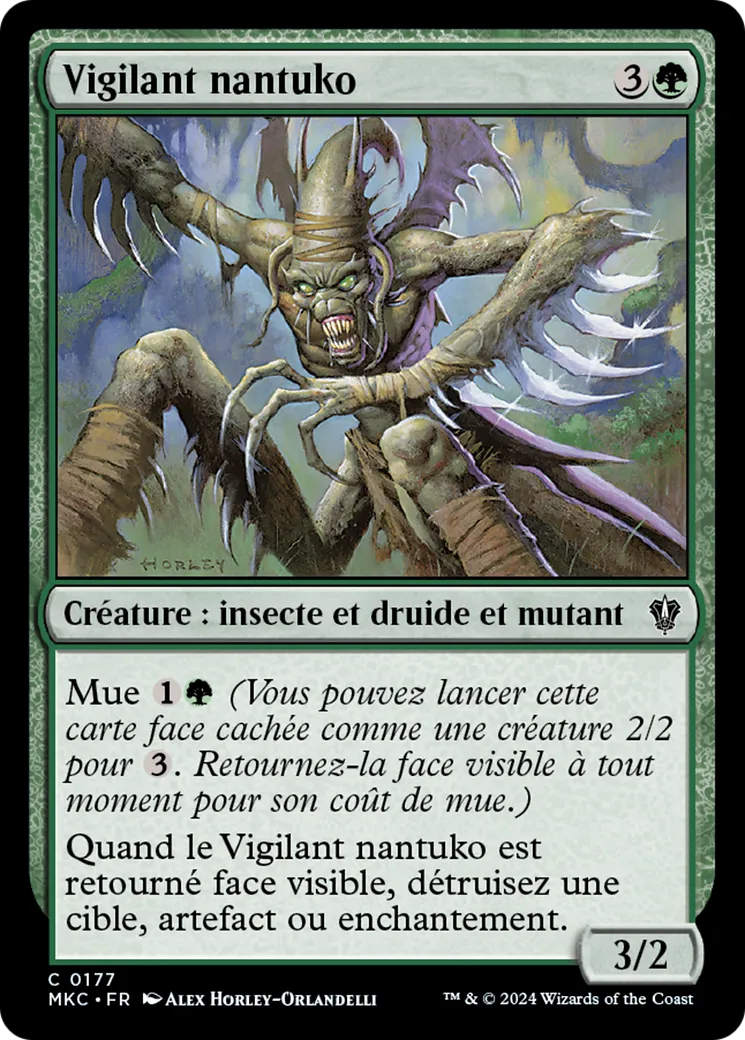 Vigilant nantuko — Murders at Karlov Manor Commander — Magic: The Gathering