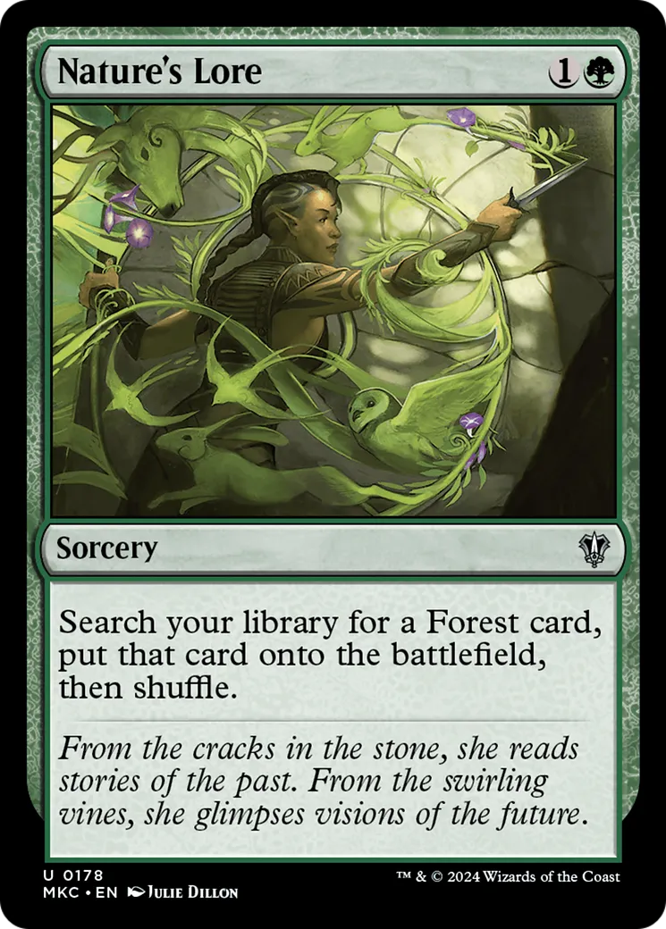 Nature's Lore — Murders at Karlov Manor Commander — Magic: The Gathering
