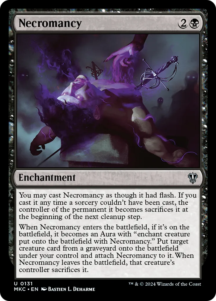 Nécromancie — Murders at Karlov Manor Commander — Magic: The Gathering