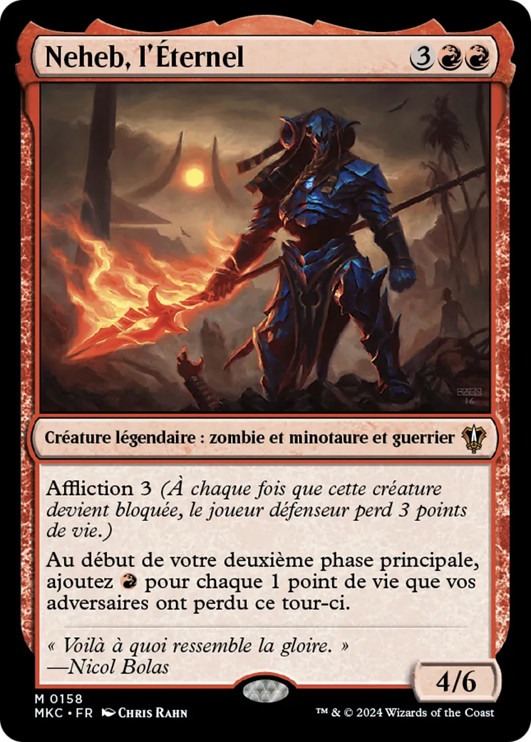 Neheb, l'Éternel — Murders at Karlov Manor Commander — Magic: The Gathering