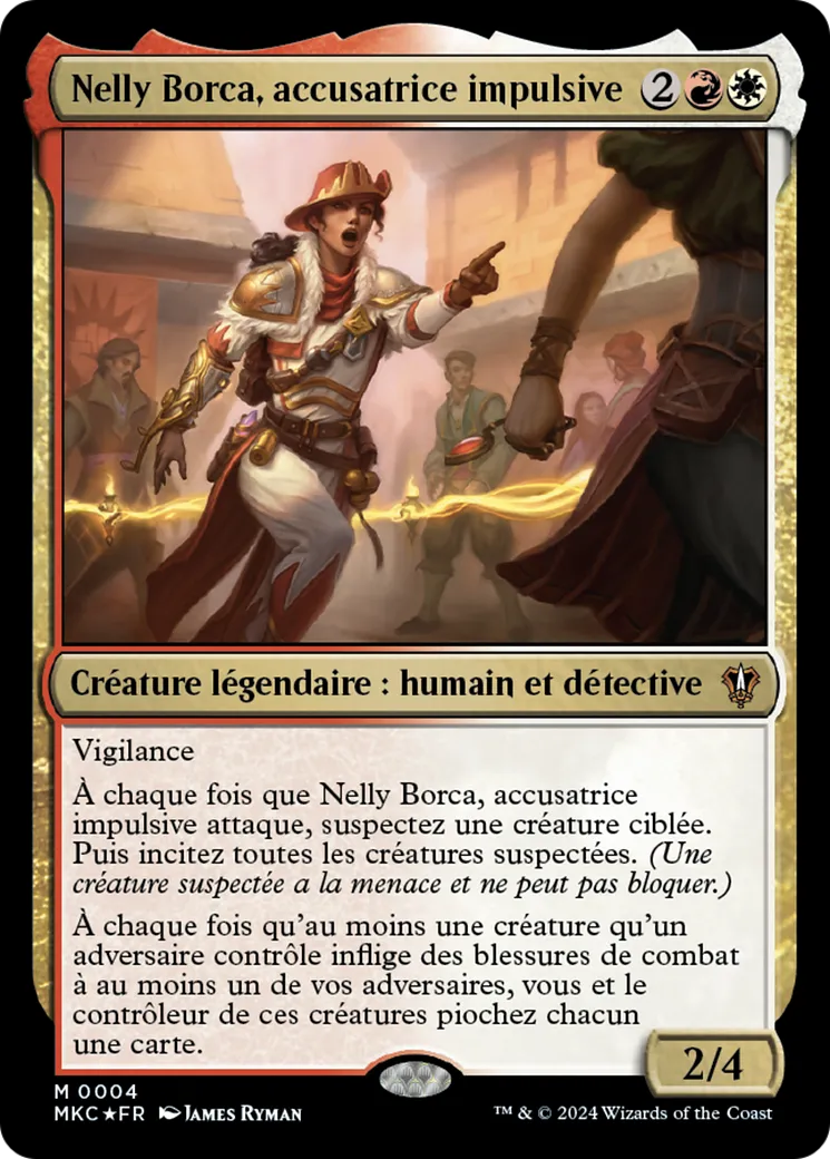 Nelly Borca, accusatrice impulsive — Murders at Karlov Manor Commander — Magic: The Gathering