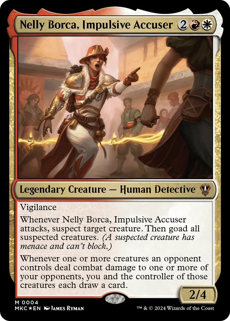 Nelly Borca, Impulsive Accuser — Murders at Karlov Manor Commander — Magic: The Gathering