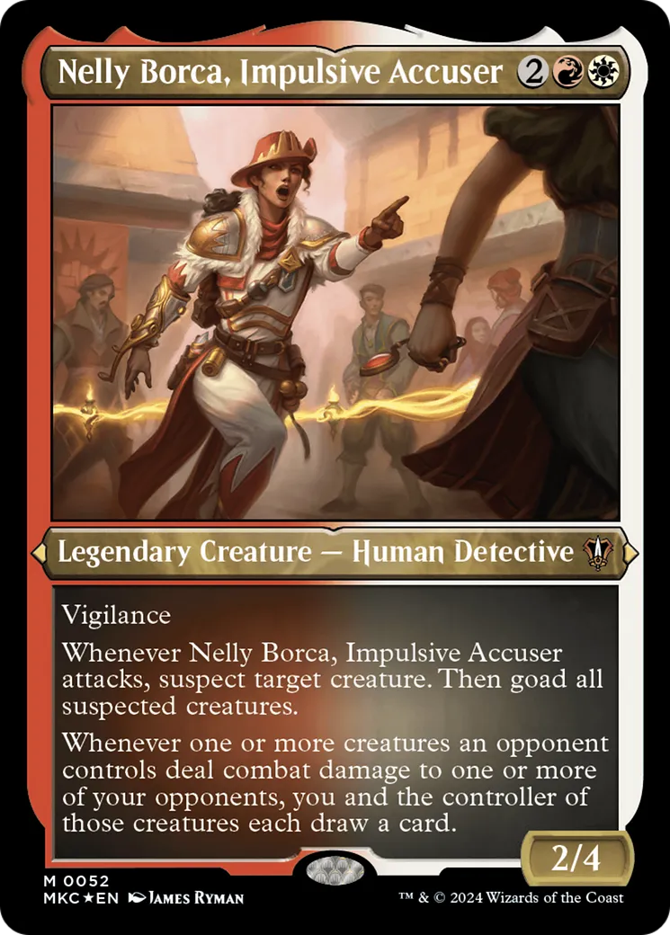 Nelly Borca, accusatrice impulsive — Murders at Karlov Manor Commander — Magic: The Gathering