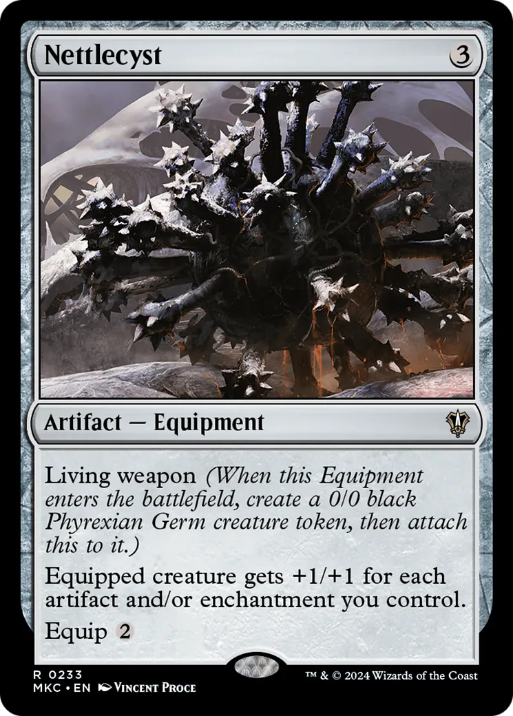 Nettlecyst — Murders at Karlov Manor Commander — Magic: The Gathering