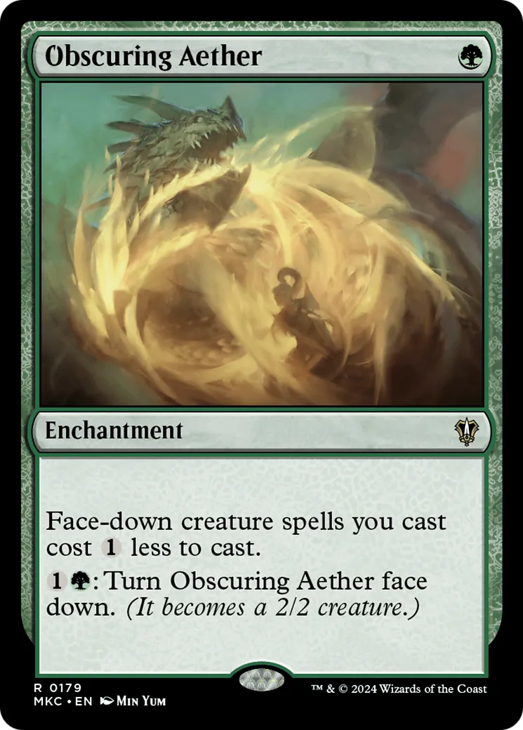 Obscuring Aether — Murders at Karlov Manor Commander — Magic: The Gathering