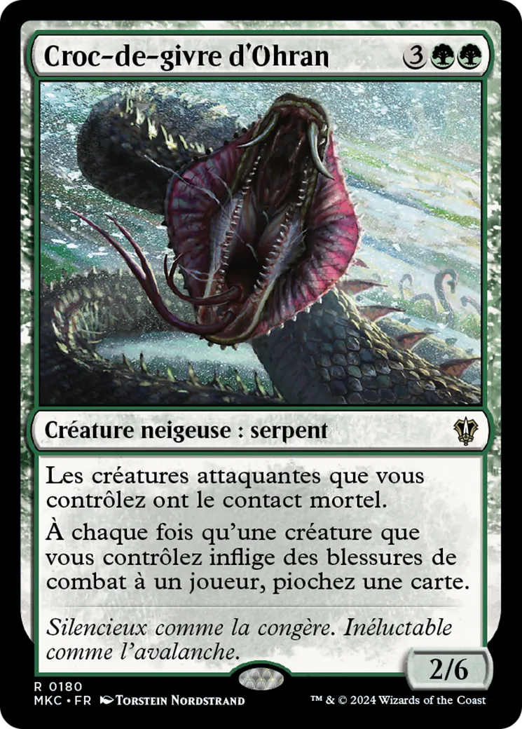 Croc-de-givre d'Ohran — Murders at Karlov Manor Commander — Magic: The Gathering