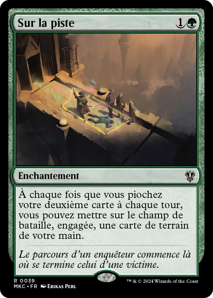 Sur la piste — Murders at Karlov Manor Commander — Magic: The Gathering