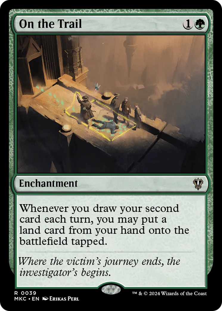 On the Trail — Murders at Karlov Manor Commander — Magic: The Gathering