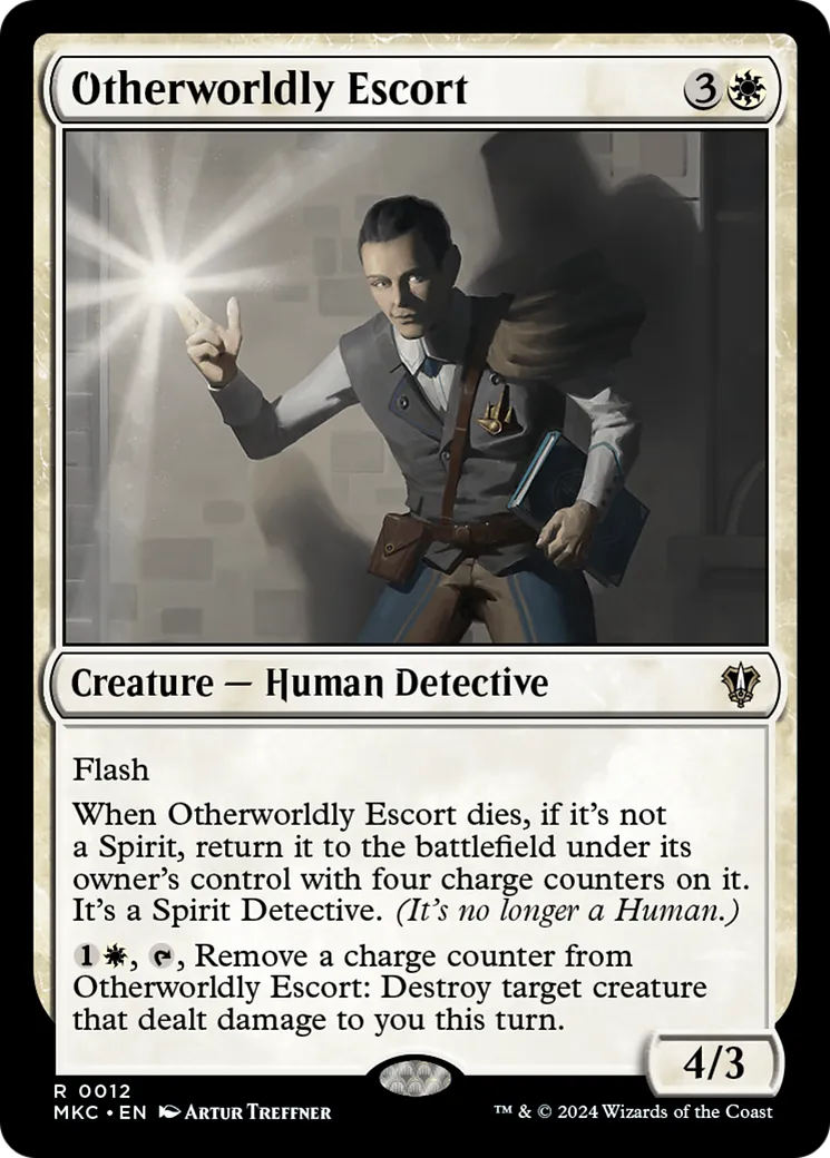 Otherworldly Escort — Murders at Karlov Manor Commander — Magic: The Gathering