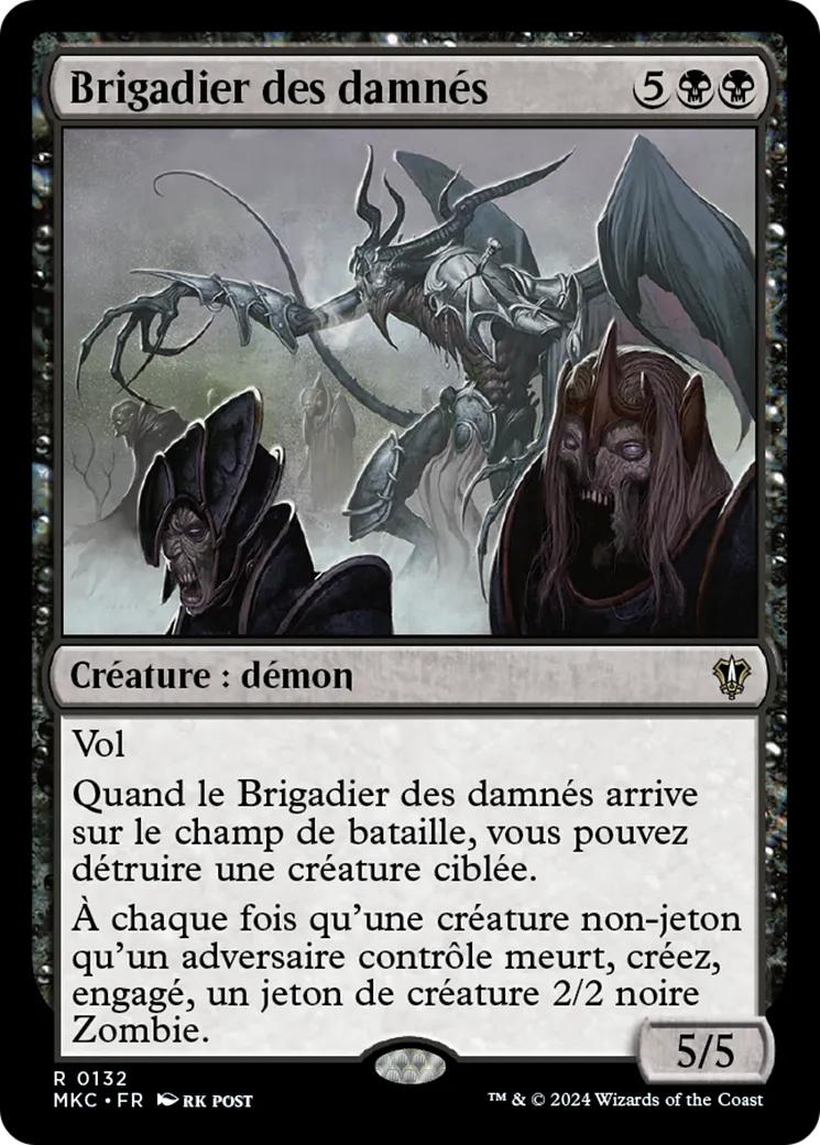 Brigadier des damnés — Murders at Karlov Manor Commander — Magic: The Gathering