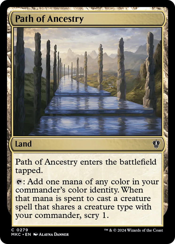 Path of Ancestry — Murders at Karlov Manor Commander — Magic: The Gathering