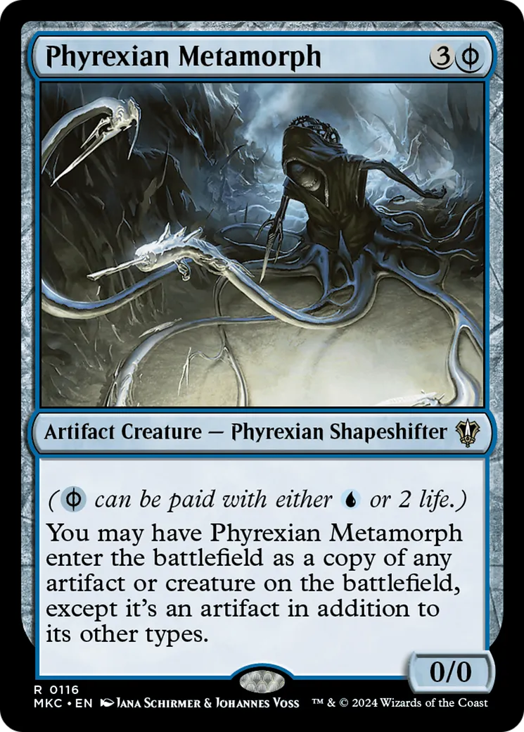 Phyrexian Metamorph — Murders at Karlov Manor Commander — Magic: The Gathering