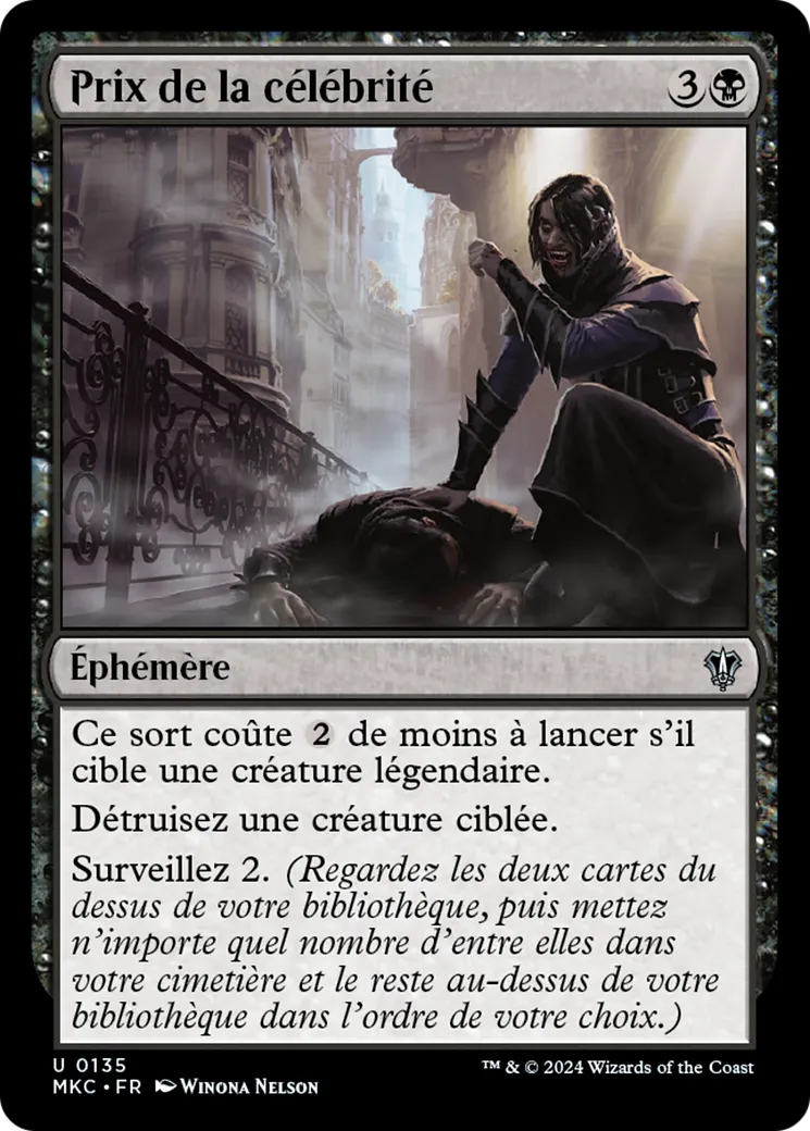 Prix de la célébrité — Murders at Karlov Manor Commander — Magic: The Gathering