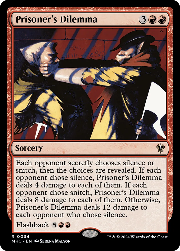 Prisoner's Dilemma — Murders at Karlov Manor Commander — Magic: The Gathering