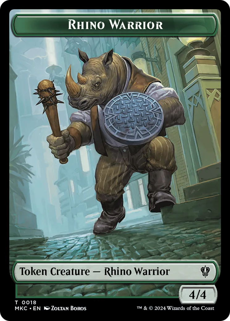 Rhino Warrior — Murders at Karlov Manor Commander — Magic: The Gathering