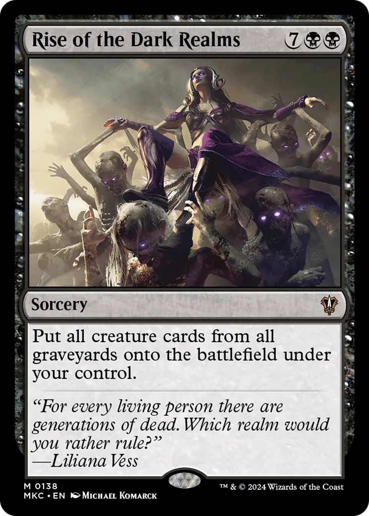 Rise of the Dark Realms — Murders at Karlov Manor Commander — Magic: The Gathering