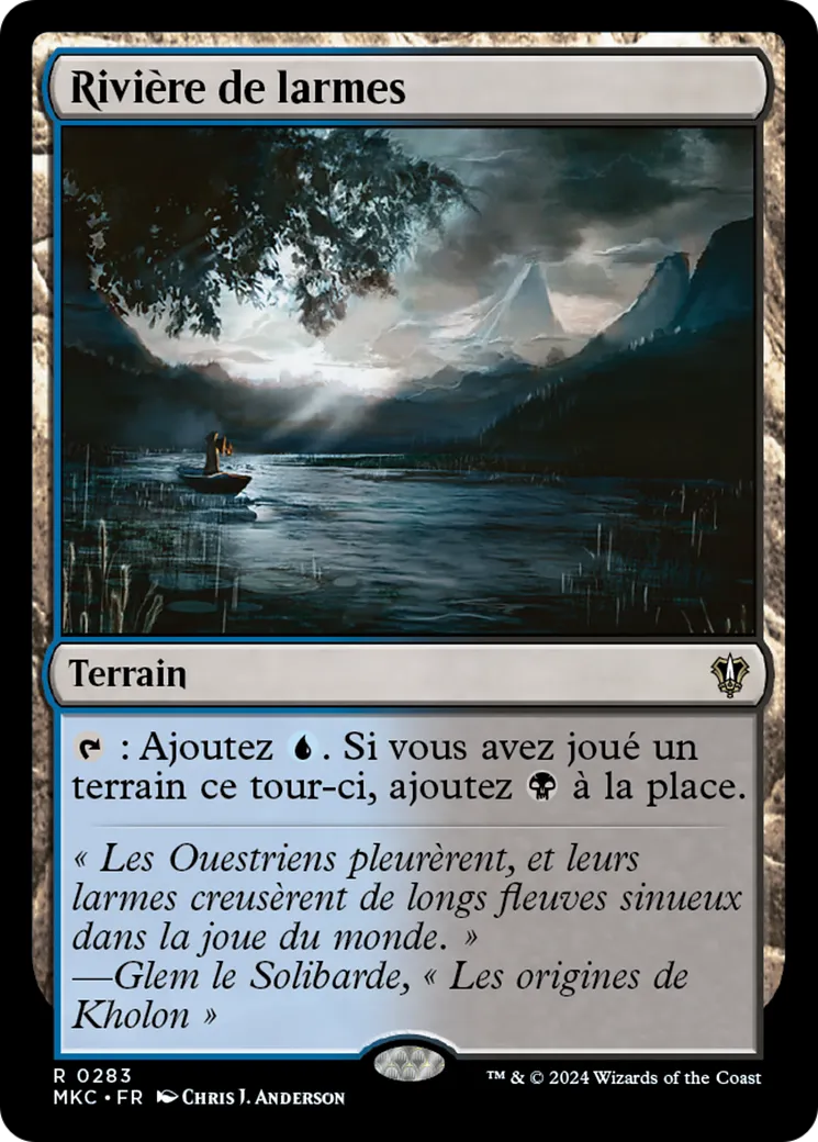 Rivière de larmes — Murders at Karlov Manor Commander — Magic: The Gathering