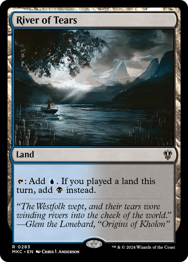 River of Tears — Murders at Karlov Manor Commander — Magic: The Gathering