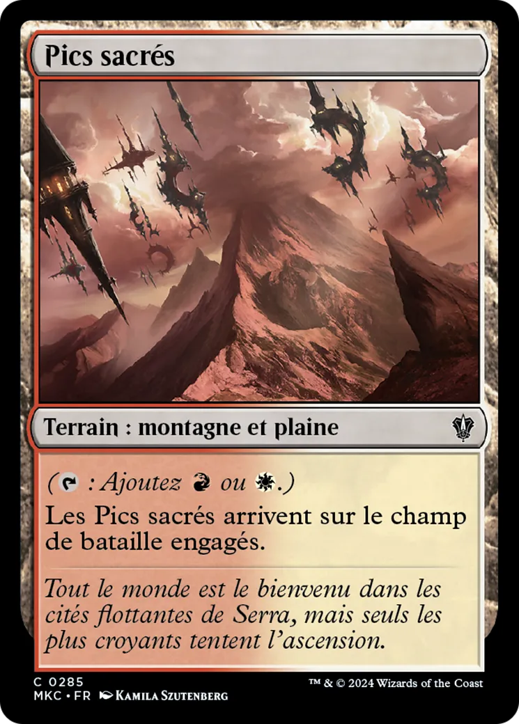 Pics sacrés — Murders at Karlov Manor Commander — Magic: The Gathering