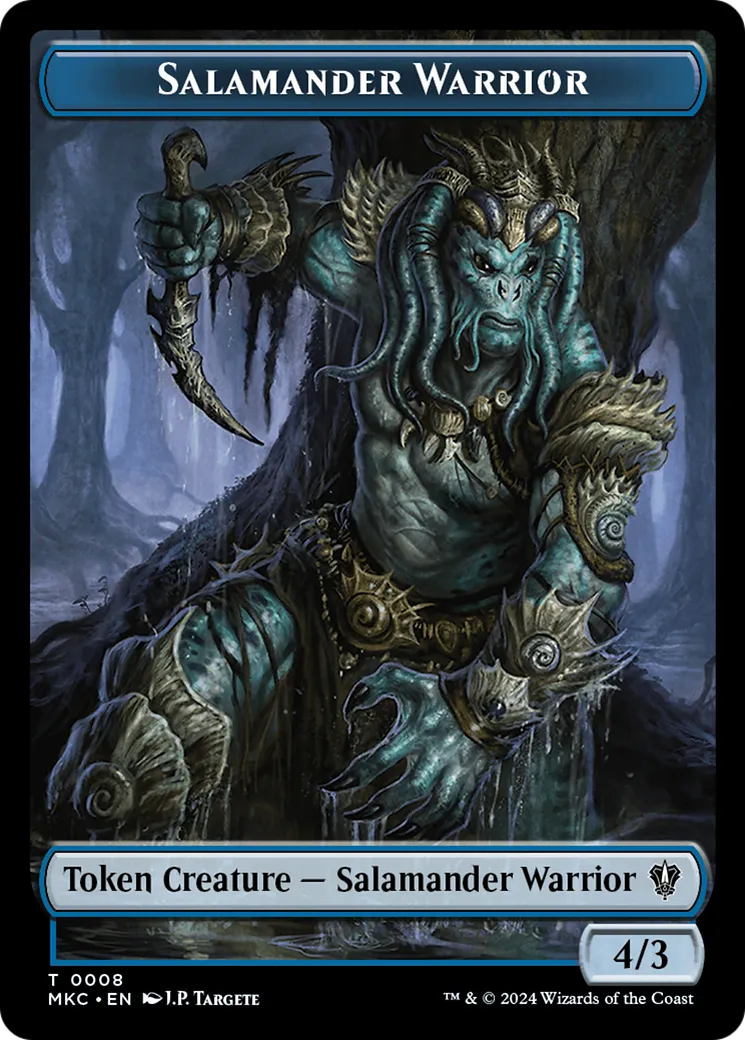 Salamander Warrior — Murders at Karlov Manor Commander — Magic: The Gathering