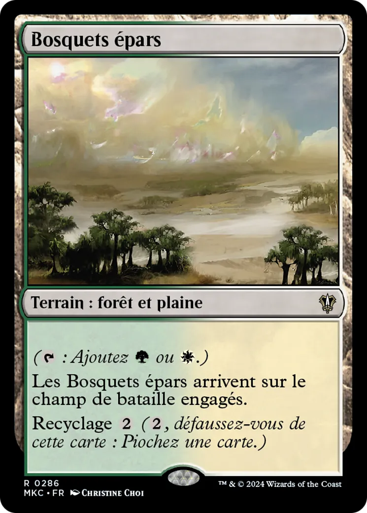 Bosquets épars — Murders at Karlov Manor Commander — Magic: The Gathering