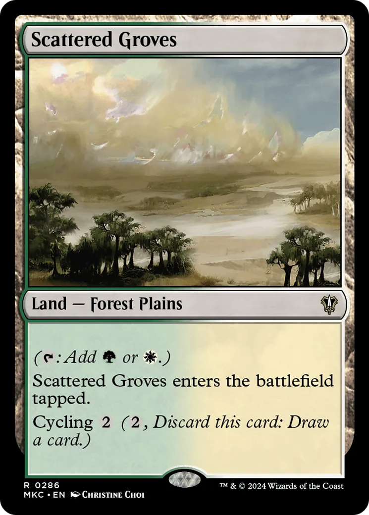 Bosquets épars — Murders at Karlov Manor Commander — Magic: The Gathering