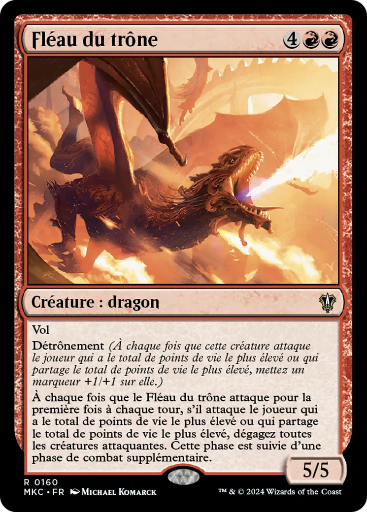 Fléau du trône — Murders at Karlov Manor Commander — Magic: The Gathering