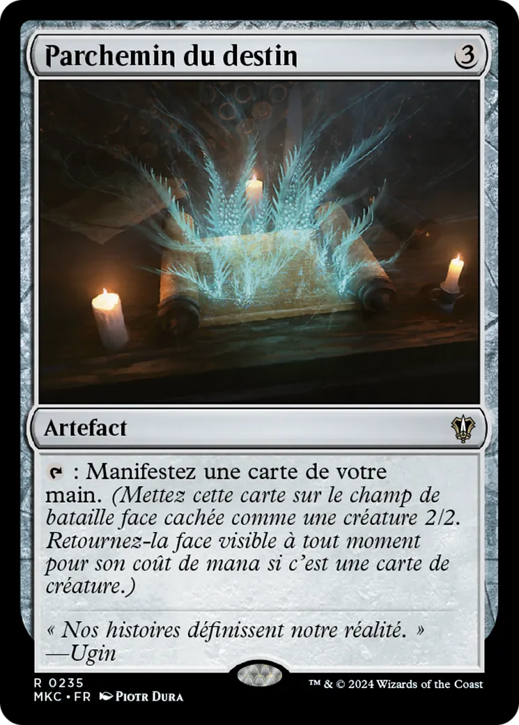 Parchemin du destin — Murders at Karlov Manor Commander — Magic: The Gathering