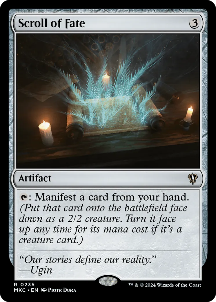 Scroll of Fate — Murders at Karlov Manor Commander — Magic: The Gathering